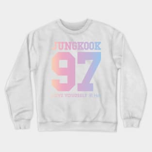 BTS (Bangtan Boys) LOVE YOURSELF 轉 'Her' Jungkook 97 Jersey Crewneck Sweatshirt